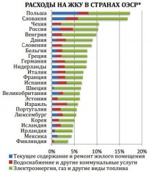 Расходы на жилищно-коммунальные услуги в России составляют 10% семейного бюджета. Больше за коммуналку из развитых стран платят лишь в Польше, Словакии и Чехии